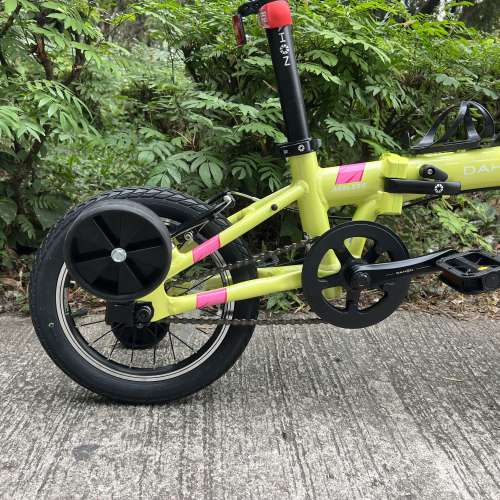 2023 最新款快拆輔助轆版 DAHON KAA411 KIDKING 單速鋁合金兒童折叠車 送水架前後蛙...