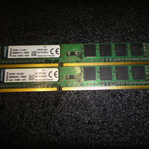 Desktop Ram Kingston 4GBx2 DDR3 1600 共8GB