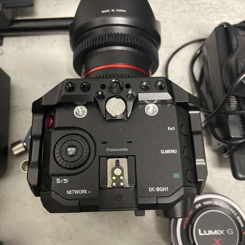 [全套Full Set] Panasonic Camera DC-BGH1 + LENS X 2 + SmallRIG Cage + Battery ...