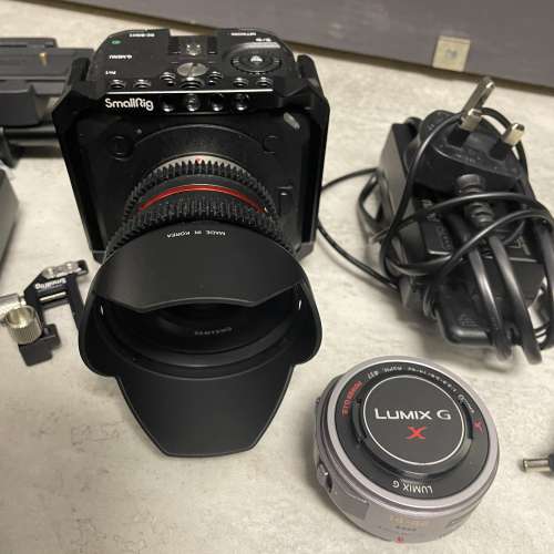 [全套Full Set] Panasonic Camera DC-BGH1 + LENS X 2 + SmallRIG Cage + Battery ...