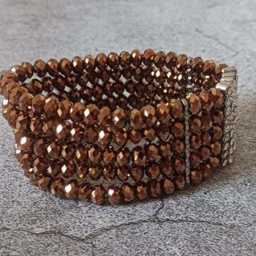 全新 茶色 珠鏈 珠仔 手鏈 手鐲 Bracelet