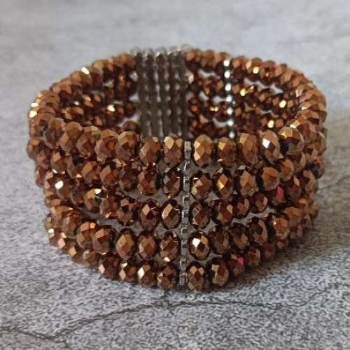 全新 茶色 珠鏈 珠仔 手鏈 手鐲 Bracelet