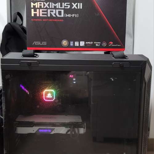 Custom Asus Gaming PC Intel 10900K 自訂華碩遊戲電腦 (有底板盒, 部份單據, 及Po...