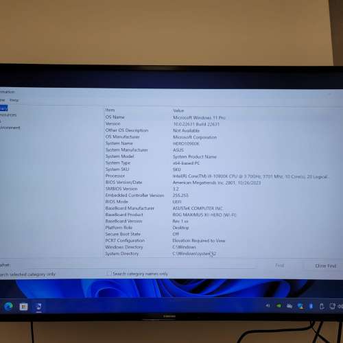 Custom Asus Gaming PC Intel 10900K 自訂華碩遊戲電腦 (有底板盒, 部份單據, 及Po...