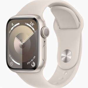 Apple watch series 9 GPS 41mm Starlight Aluminum Case