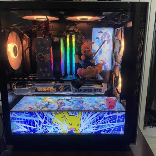 [水冷RGB幻變燈系列】 i7 第9代 RGB電競高階電腦遊戲主機，頂配16G 記憶體，Radeon...