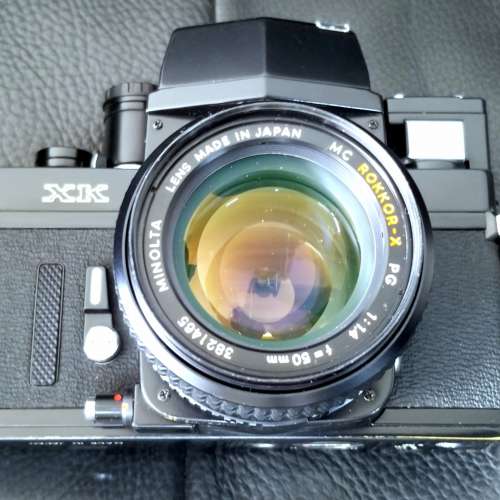 Minolta XK 黑機自動曝光觀景器50mm1.4鏡