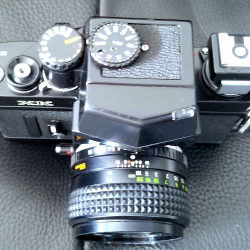 Minolta XK 黑機自動曝光觀景器50mm1.4鏡