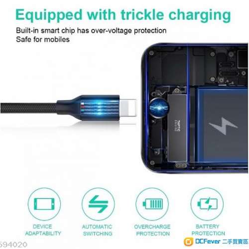 Baseus 快充PD Lighting iPhone Cable (2M)