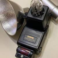 Sunpak 120J TTL Bare Bulb flash 連Reflector (Modifier與Quantum / 神牛通用)
