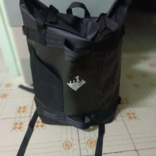 韓式大容量防水背囊/背包 黑色 啡邊色