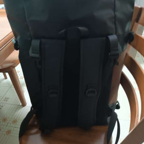 韓式大容量防水背囊/背包 黑色 啡邊色