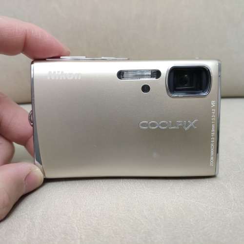 Nikon Coolpix S52 新淨金色 CCD相機 數碼相機 CCD Camera 咭片機 等效38–114mm潛...