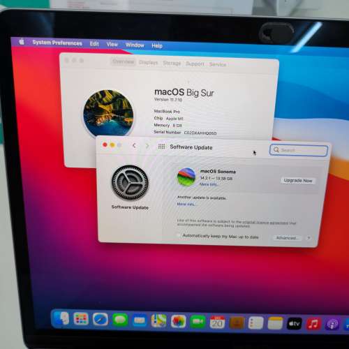 極新淨M1 Macbook Pro 2020 M1 Apple M1 CPU A2338 MacBook Pro "M1" 8 CPU/8 GPU ...