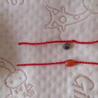 全新紅色手繩 平安手繩 手工編織手繩 手工編織手鏈 幸運繩 飾物