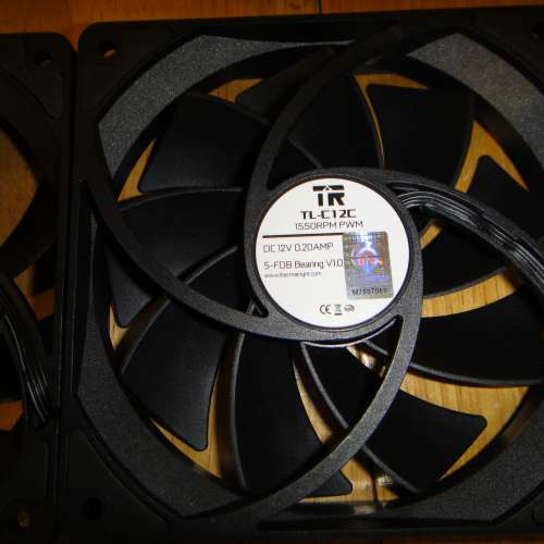 利民 Thermalright TL-C12C 機箱風扇12cm靜音 pwm溫控小4pin風扇電腦散熱器
