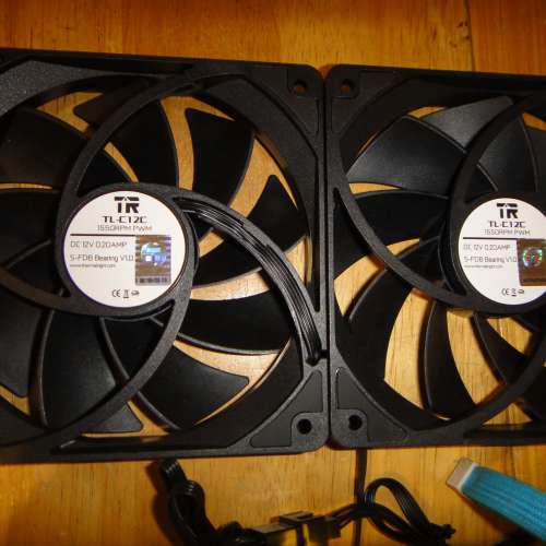 利民 Thermalright TL-C12C 機箱風扇12cm靜音 pwm溫控小4pin風扇電腦散熱器