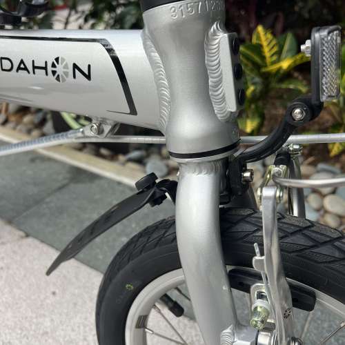 2023 馬甲線新款 DAHON DOVE 豆腐 BYA 412 14吋 鋁合金 折叠車 送叮叮水架前後蛙燈