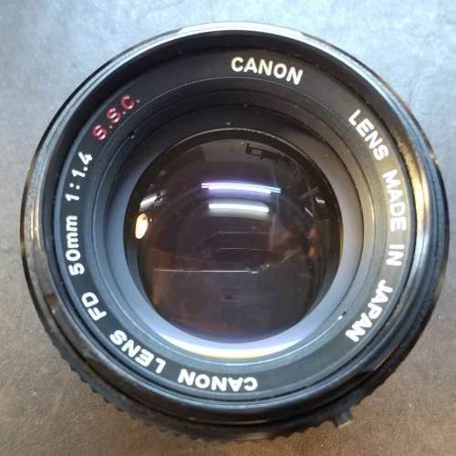佳能Canon FD 50mm f/1.4 SSC S.S.C MF Standard Prime Lens大光圈標準鏡