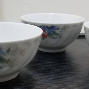 ****4 件一套價 圖形 陶瓷飯碗 餐具 容器 可放進微波爐 Microwave Safe Graphic Ce...