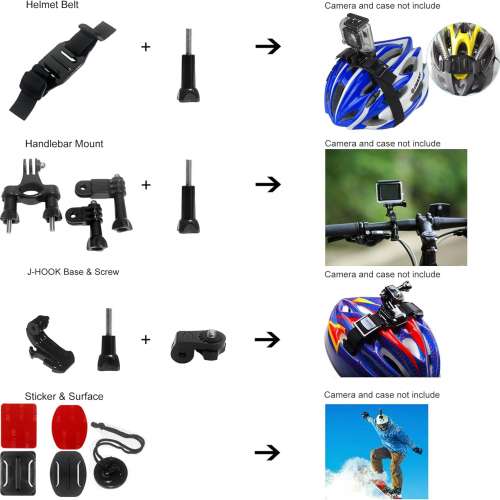 43 in 1 Waterproof Housing Case Kit For GoPro Hero 12 / 11 / 10 / 9