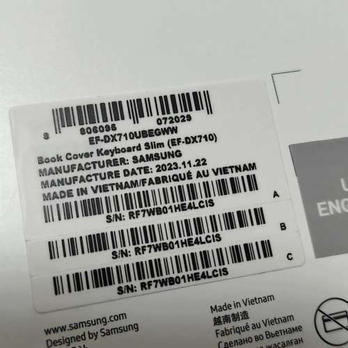 SAMSUNG Galaxy Tab S9 FE + Bookcover Keyboard Slim