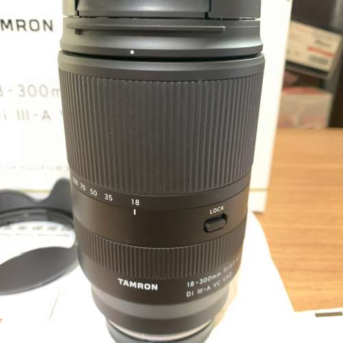 行貨5年保養 Tamron騰龍 18-300mm F/3.5-6.3 Fuji富士 X mount (2023年12月購入)
