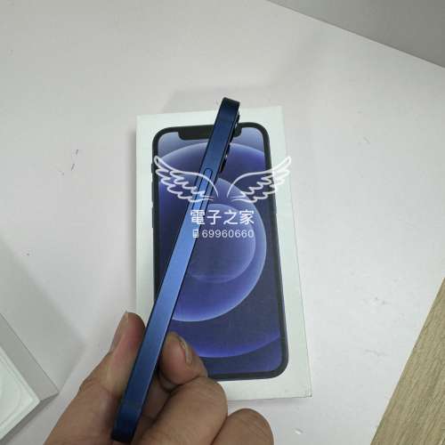 (香港行貨)Apple Iphone 12mini 12 mini 藍 128gb  雙卡（1實體+1e-sim)  香港行貨...