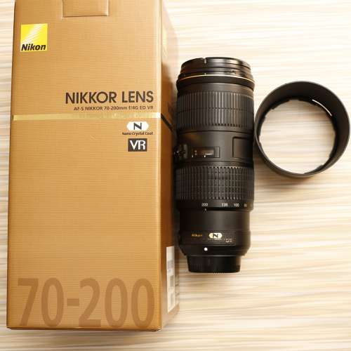 Nikon AF-S NIKKOR 70-200mm F4G ED VR (加FTZ, FTZII 可用於 Nikon Z )