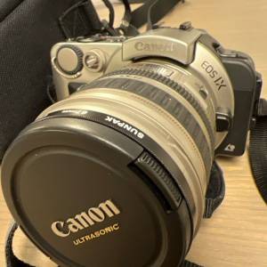 絕版古董珍藏 相機  新淨全正常 Canon EOS IX  送長鏡頭 有單有盒 電池 單反 單鏡...