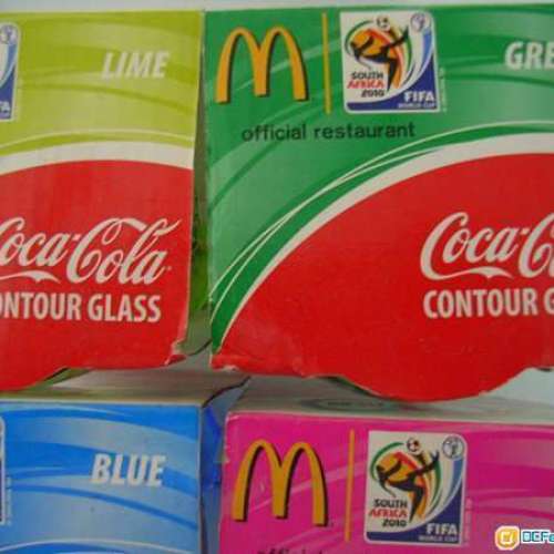 全新 McDonald 2010 FIFA world cup Coca Cola 可口可樂 可樂杯