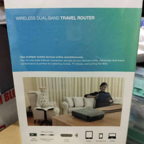 Belkin wireless dual-band travel router