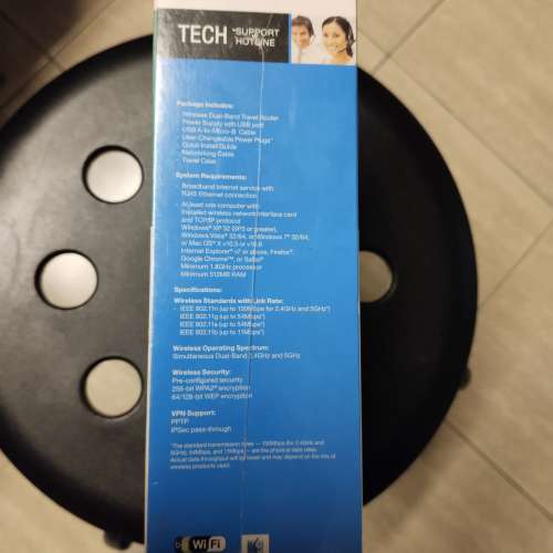 Belkin wireless dual-band travel router