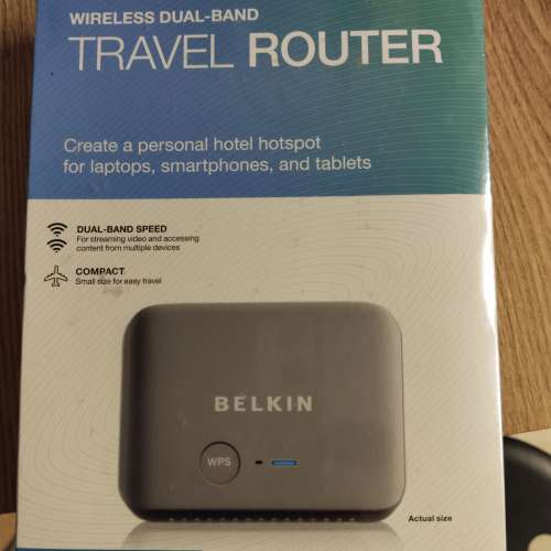 Belkin wireless dual-band travel router