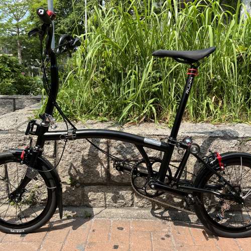 特價 新款 Ruhm rc 7speed C剎 M把 鉻鉬鋼 折叠車 送 前後蛙燈 叮叮