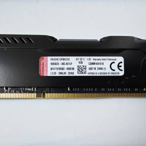 Kingston HyperX Fury Hx424c15fbk2/32 32gb (2x16gb) Ddr4 Black