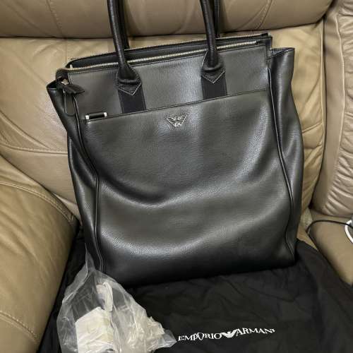 Emporio Armani 真皮Tab bag  Made in Italy