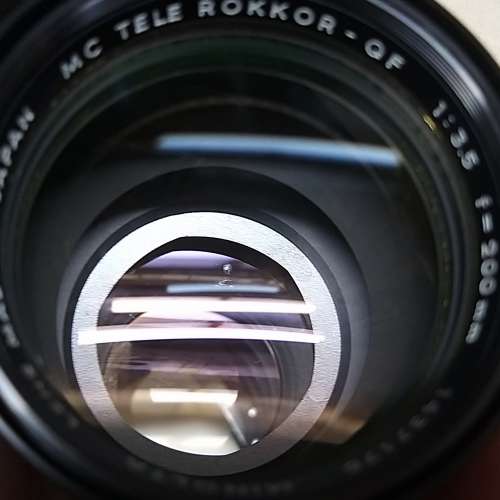 中古minolta MC200/3.5長焦鏡頭