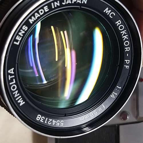 菲林機minolta101加58/1.4