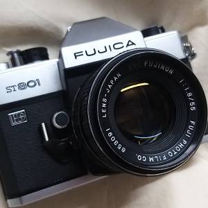 FUJICA ST801+EBC55/1.8菲林相機