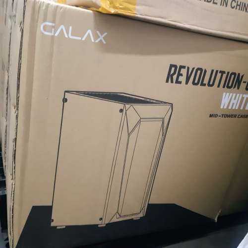 Galax Revolution 05 Mid Tower PC Case White 700HKD NEW