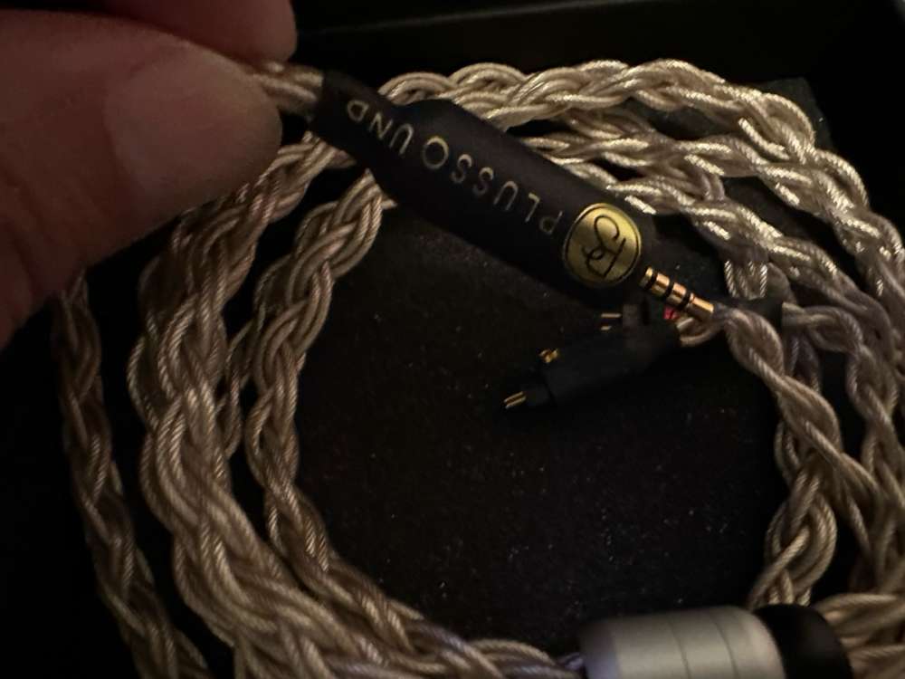 2本セット　plussound gold silver Type 6Litz 接近全新頂級美國製Plussound “X8 Gold Plated Silver (type 6 Litz