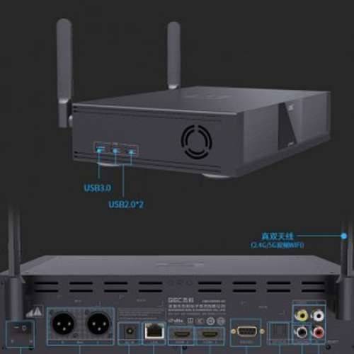 Giec杰科G500 4K UHD Media Player高清播放機