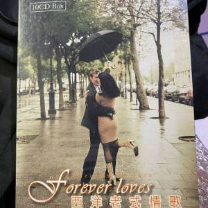 ( 全新未拆 )西洋老式情歌 forever loves ( 10CD Box )
