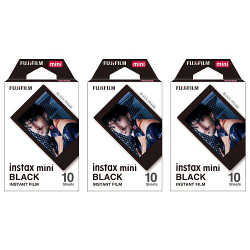 [DJS LIFESTYLE] FUJIFILM INSTAX MINI INSTANT FILM (BLACK FRAME) 富士即影即有菲...