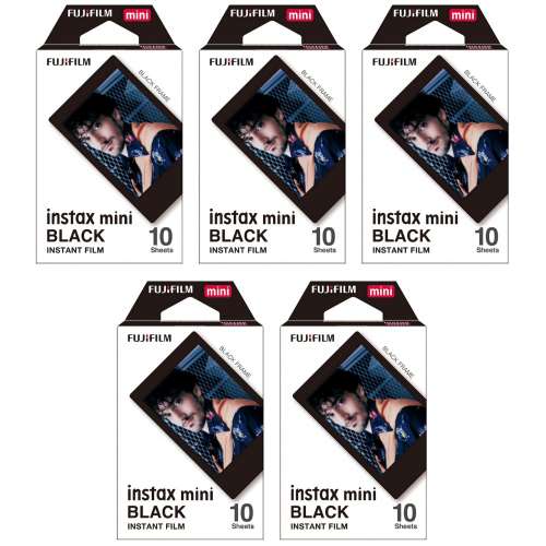 [DJS LIFESTYLE] FUJIFILM INSTAX MINI INSTANT FILM (BLACK FRAME) 富士即影即有菲...