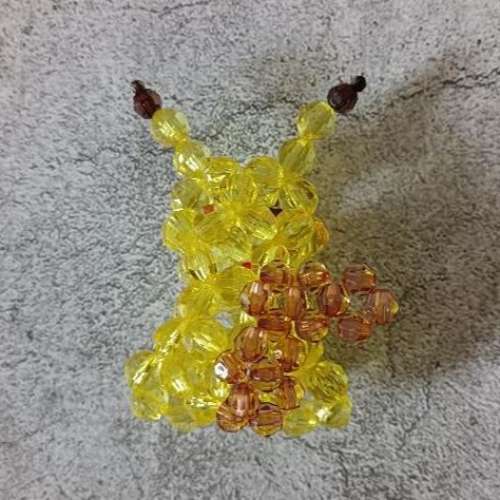 全新 DIY Pokemon Pikachu 竉物小精靈 比卡超 手工藝 串珠仔