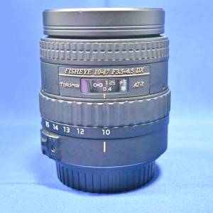 罕有 Tokina 10-17mm F3.5-4.5 For Canon no hood ver. 魚眼鏡 全圓形 fisheye 5D ...