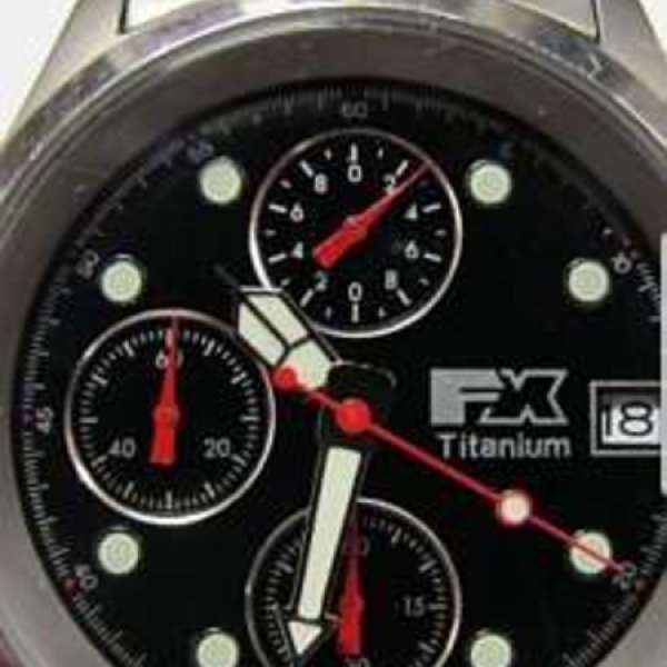 FX Titanium chronograph 手錶，剛剛更換全新電池 ，可交換其他手錶。