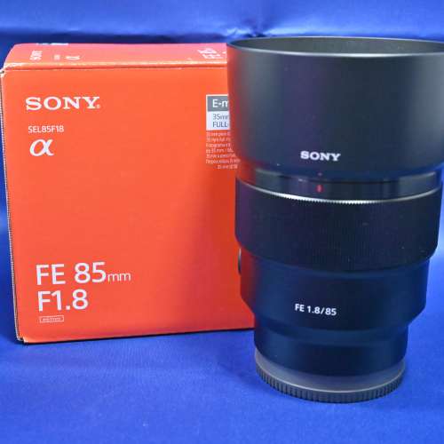 新淨 有盒 Sony 85mm F1.8 FE 抵玩人像鏡 F1.8大光圈 淺景深 新手易上手 輕便攜帶 ...